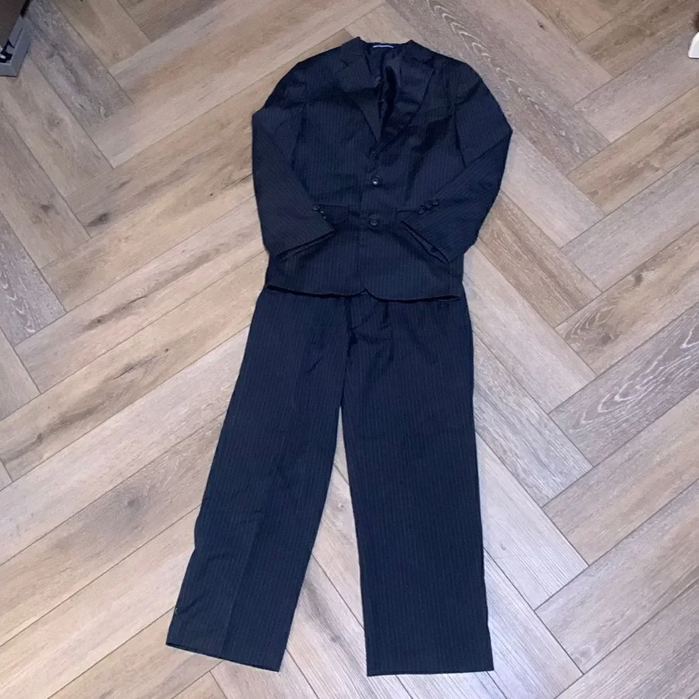 Boys Pin Stripe Suit